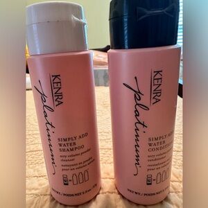 Kenra Platinum Shampoo and Conditioner Set - just add water!  New!